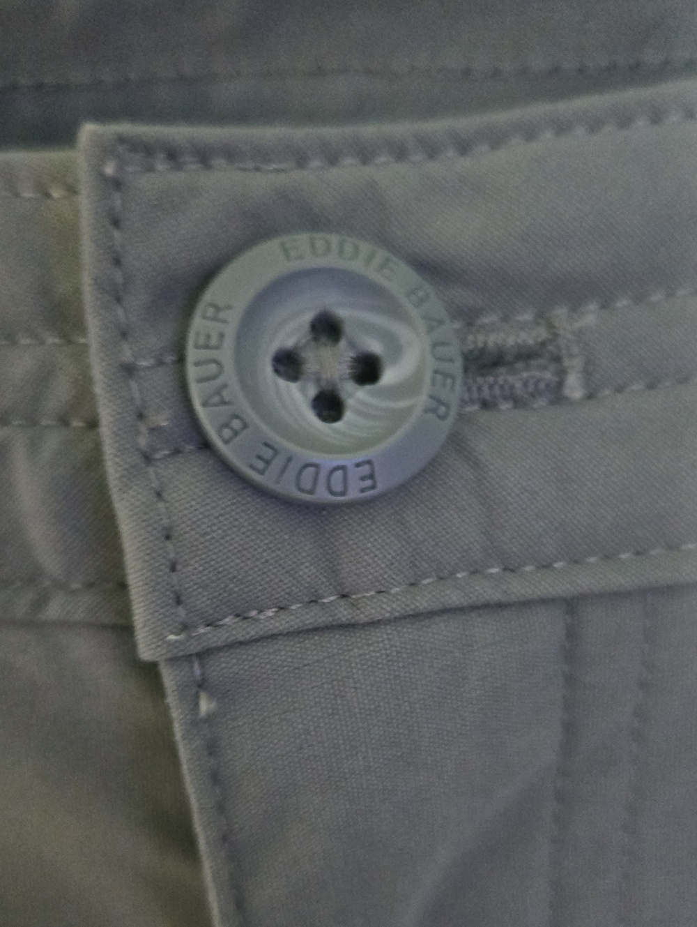 Eddie Bauer Slate Gray Women's Capris with Zip Pocket - Picture 3 of 8